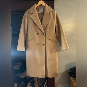 Everlane wool cocoon coat